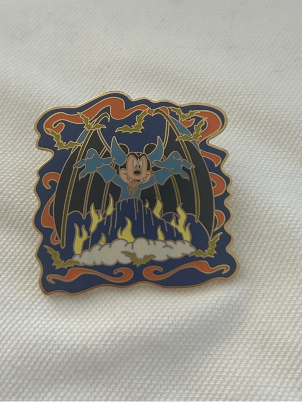 Mickey Mouse Dressed as Chernabog Fantasia Halloween Pin from 2005